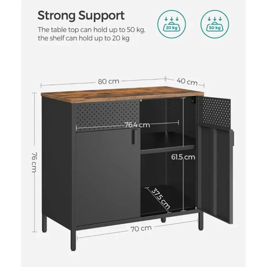 Parya Home: Stijlvolle Industriële Opbergkast
