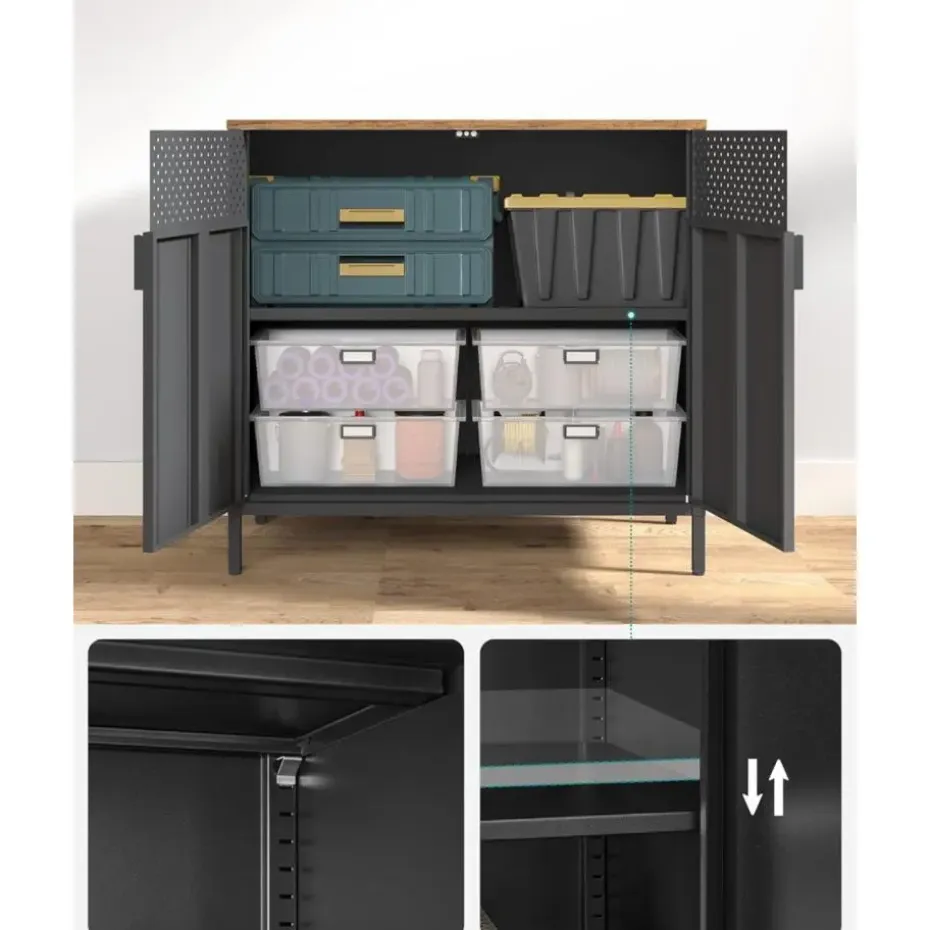 Parya Home: Stijlvolle Industriële Opbergkast