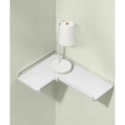 Parya Home zwevende planken, set van 2, L-vormige hoekplanken