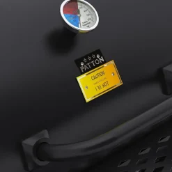 Patton Smoker Houtskoolbarbecue Oklahoma - Zwart