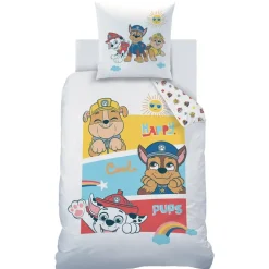 PAW Patrol Dekbedovertrek Happy - Eenpersoons - 140 x 200 cm - Katoen