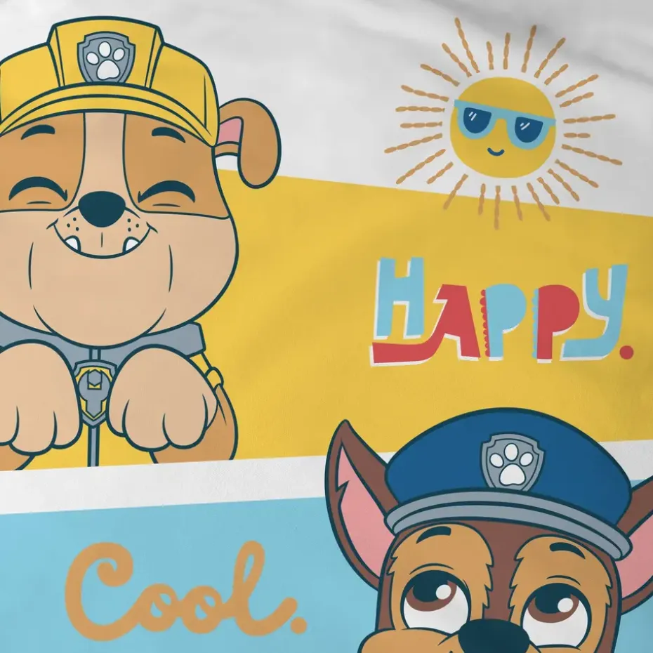 PAW Patrol Dekbedovertrek Happy - Eenpersoons - 140 x 200 cm - Katoen