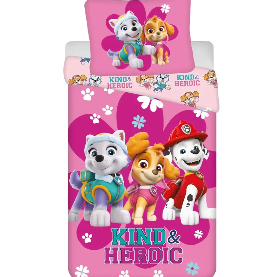 PAW Patrol Dekbedovertrek Heroic - Eenpersoons - 140 x 200 cm - Katoen