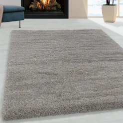 Pearl Soft Hoogpolig Vloerkleed Beige - 160x230 CM