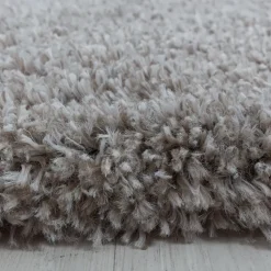 Pearl Soft Hoogpolig Vloerkleed Beige - 160x230 CM