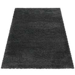 Pearl Soft Hoogpolig Vloerkleed Grijs - 140x200 CM