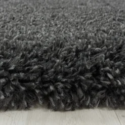 Pearl Soft Hoogpolig Vloerkleed Grijs - 140x200 CM