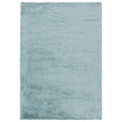 Pearl Soft Hoogpolig Vloerkleed Blauw - 140x200 CM