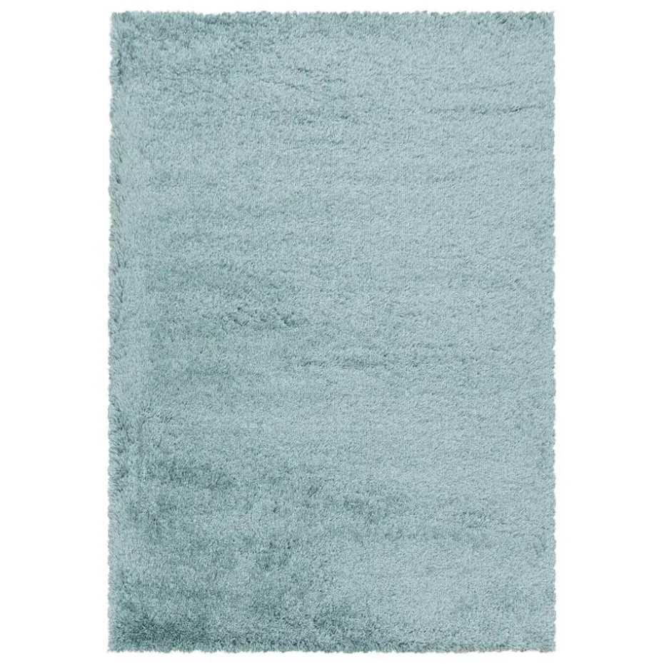 Pearl Soft Hoogpolig Vloerkleed Blauw - 120x170 CM