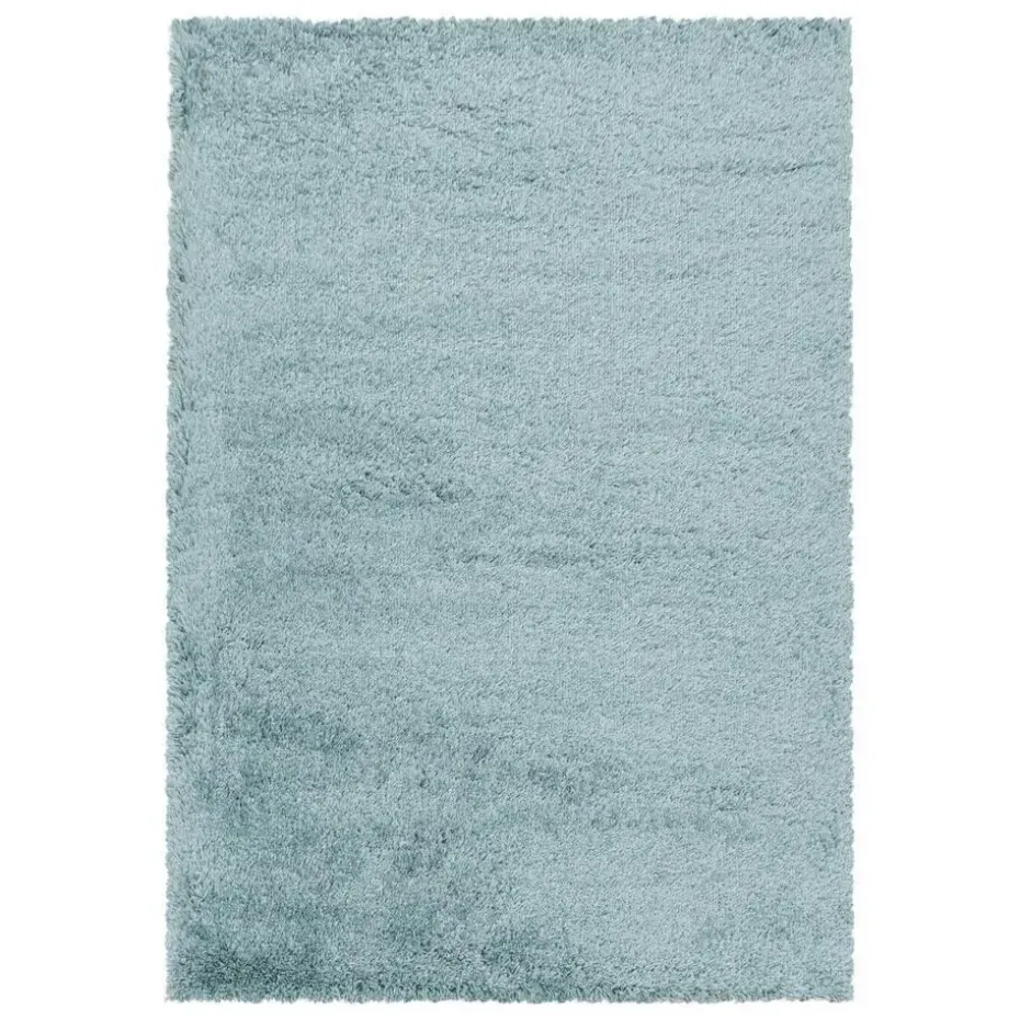 Pearl Soft Hoogpolig Vloerkleed Blauw - 120x170 CM