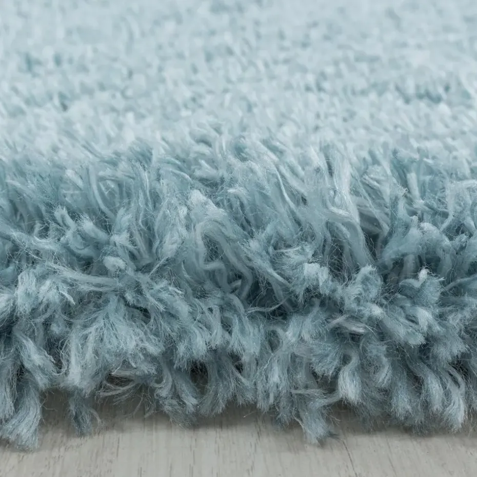 Pearl Soft Hoogpolig Vloerkleed Blauw - 120x170 CM