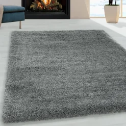 Pearl Soft Hoogpolig Vloerkleed Lichtgrijs - 140x200 CM