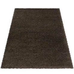 Pearl Soft Hoogpolig Vloerkleed Bruin - 160x230 CM