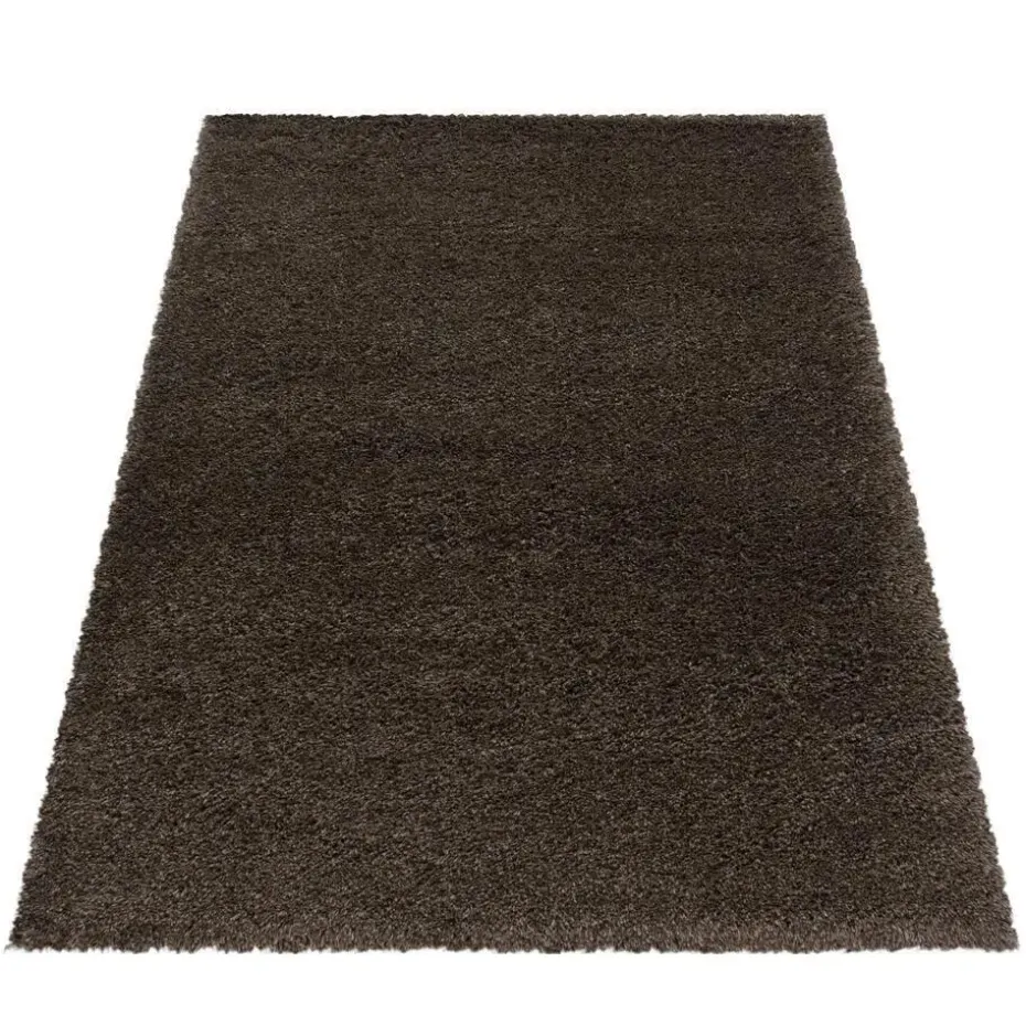 Pearl Soft Hoogpolig Vloerkleed Bruin - 160x230 CM