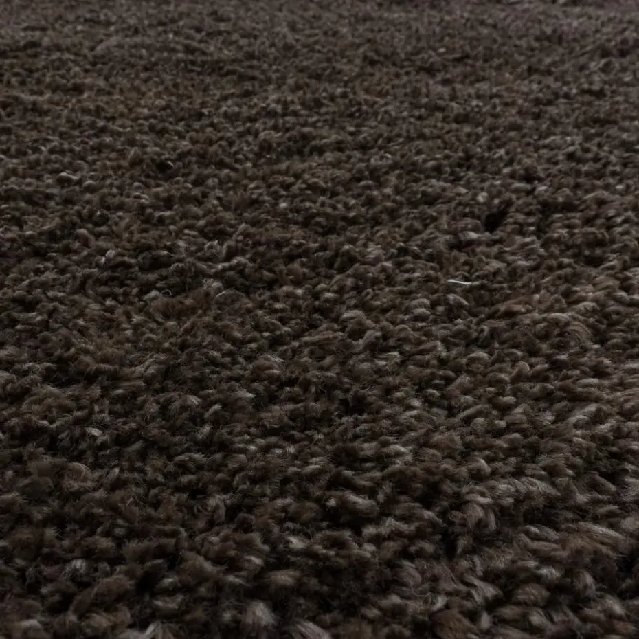 Pearl Soft Hoogpolig Vloerkleed Bruin - 160x230 CM