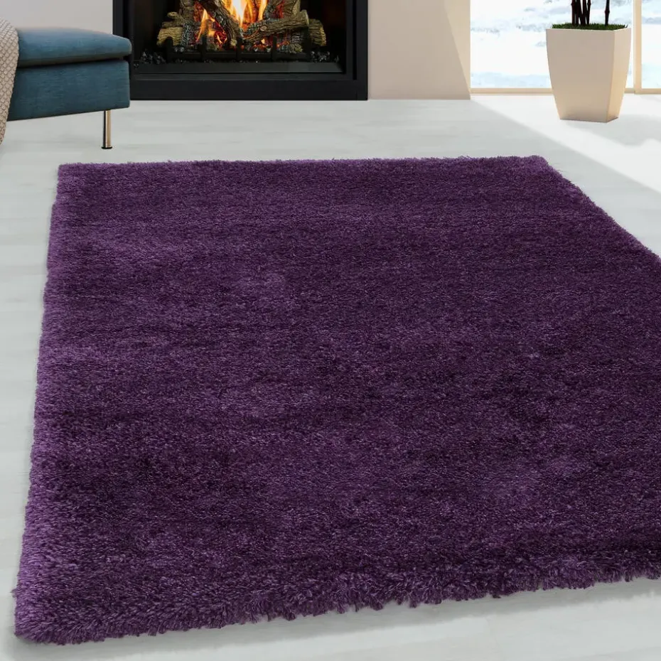 Pearl Soft Hoogpolig Vloerkleed Paars / Lila - 160x230 CM