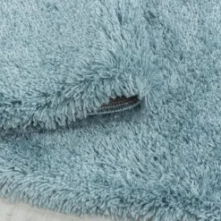 Pearl Soft Hoogpolig Vloerkleed Blauw - 200x290 CM