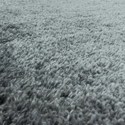 Pearl Soft Rond Hoogpolig Vloerkleed Lichtgrijs - 120 CM ROND