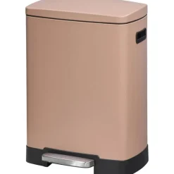 Pedaalemmer Paco - roze metaal - 25L+15L