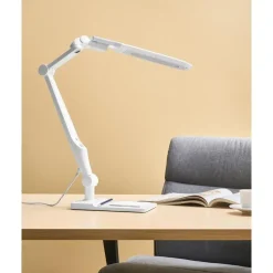 PEGASI - Bureaulamp LED - Wit - Synthetisch materiaal