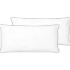 PELISTER - 2x Hoofdkussen hoog - Wit - 40 x 80 cm - Japara