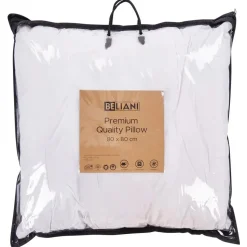 PELISTER - 2x Hoofdkussen hoog - Wit - 80 x 80 cm - Japara