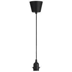 Pendel Basic E27 - zwart - 100 cm