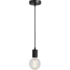 Pendel hanglamp - zwart - E27 - 200 cm