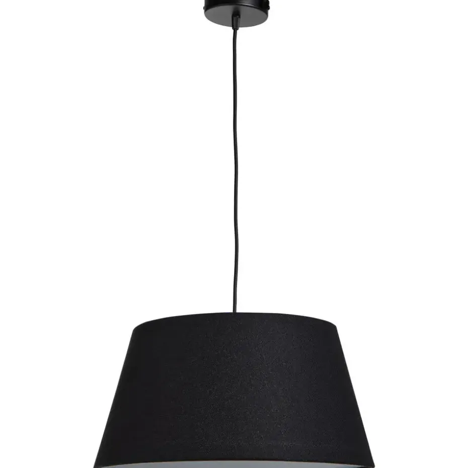 Pendel hanglamp zwart met schroefdraad voor kap - E27 - 100 cm