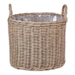 PENDULA - Bloempot set van 3 - Bruin - PE rotan