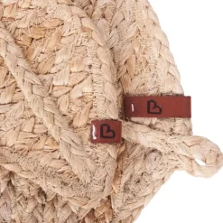 PEPPERLEAF - Set van 12 placemats en onderzetters - Natuurlijk - Jute