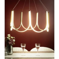 PERQUENO - Kroonluchter - Goud - Aluminium