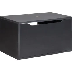 PETROLINA - Wastafelkast - Zwart - Vezelplaat