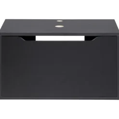 PETROLINA - Wastafelkast - Zwart - Vezelplaat