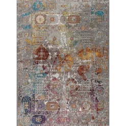 Picasso Feraghan Vintage Vloerkleed Multi / Beige Laagpolig - 240x340 CM