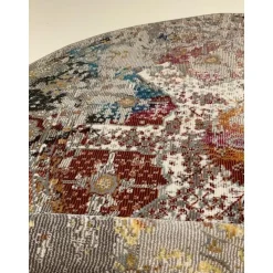 Picasso Feraghan Vintage Rond Vloerkleed Multi / Beige Laagpolig - 133 CM ROND