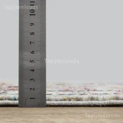 Picasso Keshan Vintage Rond Vloerkleed Multi / Beige Laagpolig - 200 CM ROND