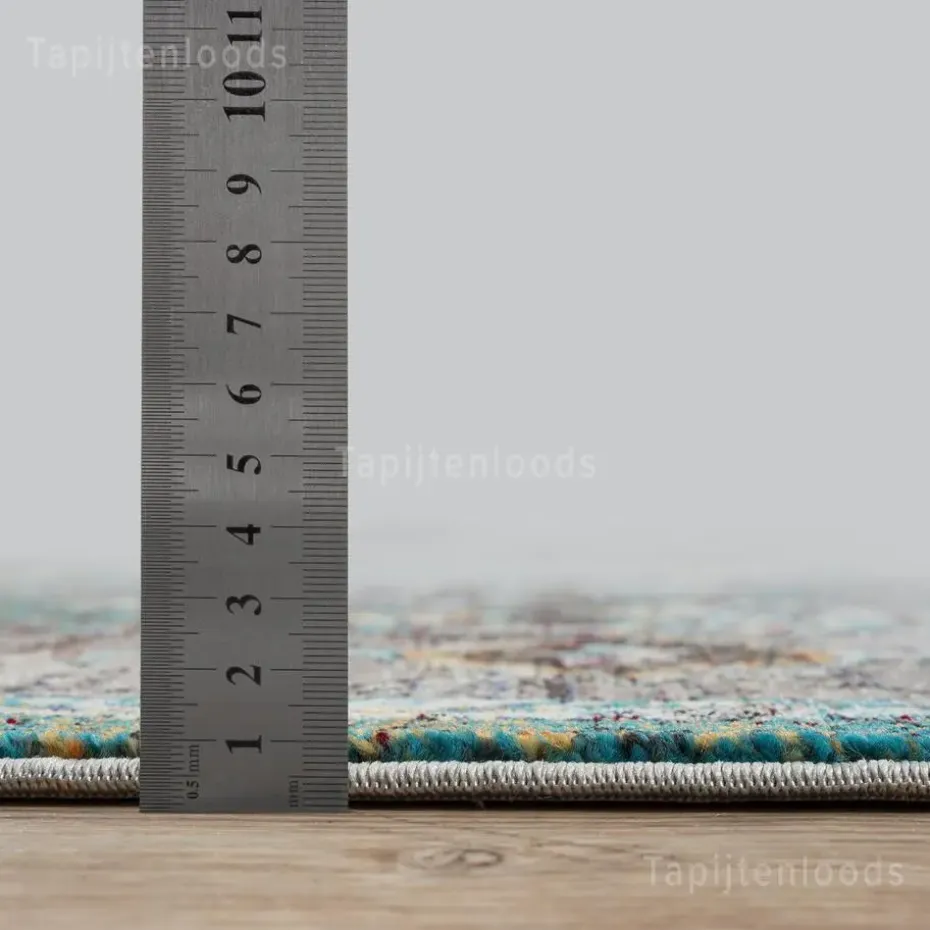 Picasso Pablo Vintage Vloerkleed Groen / Multi Laagpolig - 300x400 CM