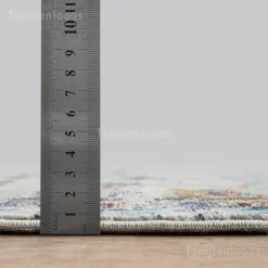 Picasso Sarough Vintage Rond Vloerkleed Creme / Beige Laagpolig - 300 CM ROND