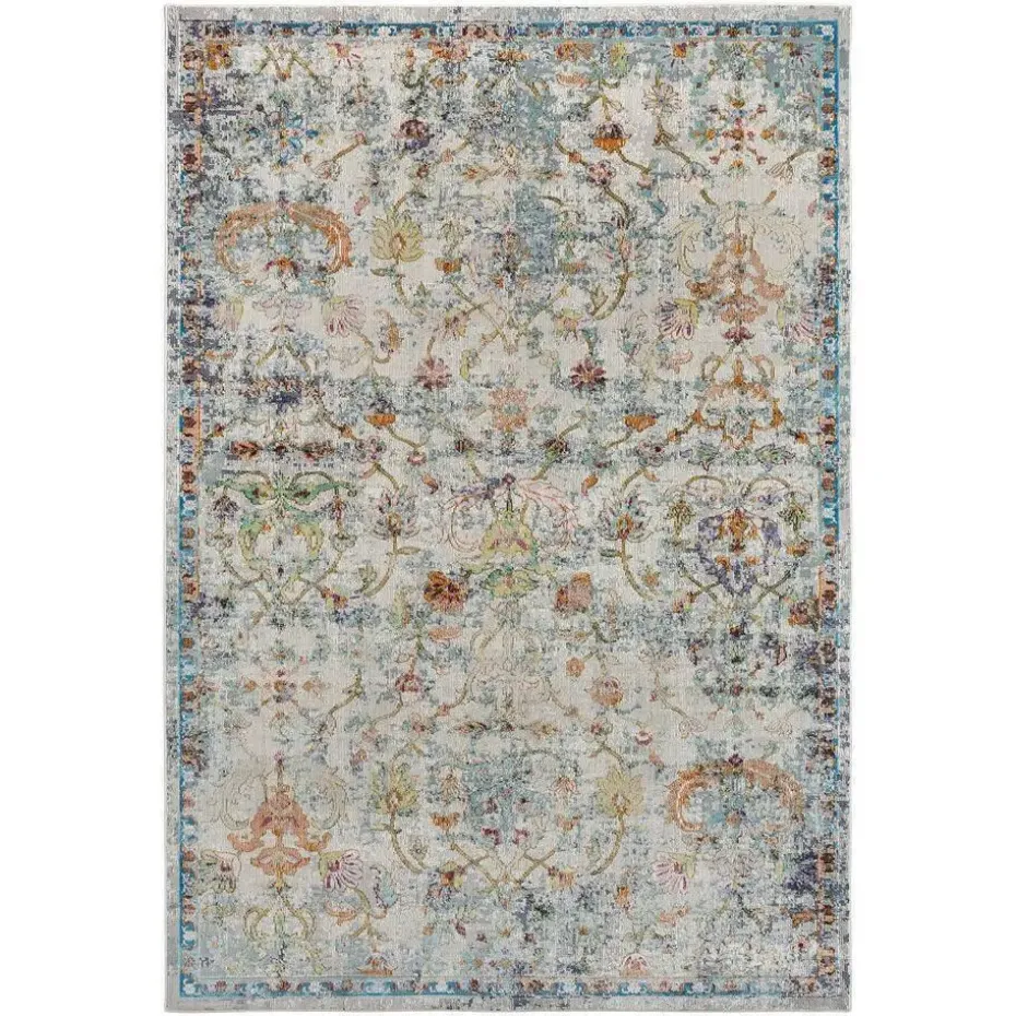 Picasso Sarough Vintage Vloerkleed Creme / Beige Laagpolig - 240x340 CM