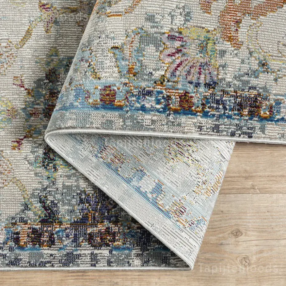 Picasso Sarough Vintage Vloerkleed Creme / Beige Laagpolig - 240x340 CM