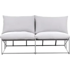 PICO - Tweezitsbank - Grijs - Staal