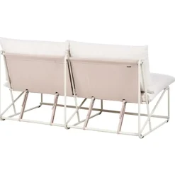 PICO - Tweezitsbank - Lichtbeige - Staal