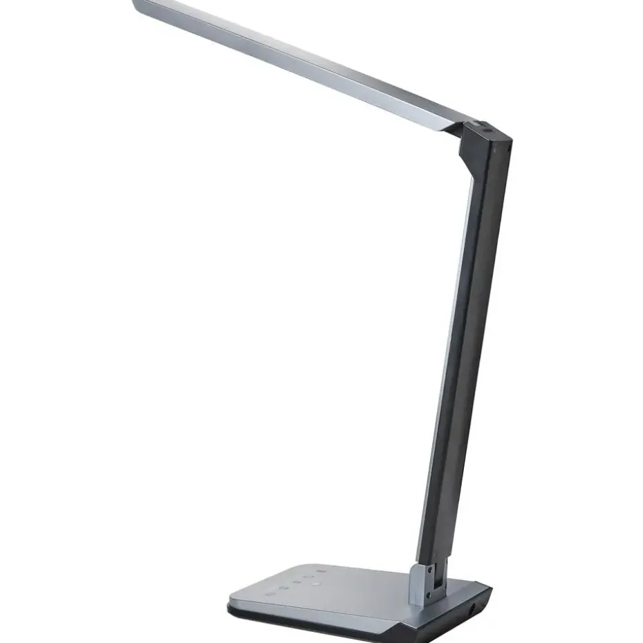 PICTOR - Bureaulamp LED - Donkergrijs - Synthetisch materiaal