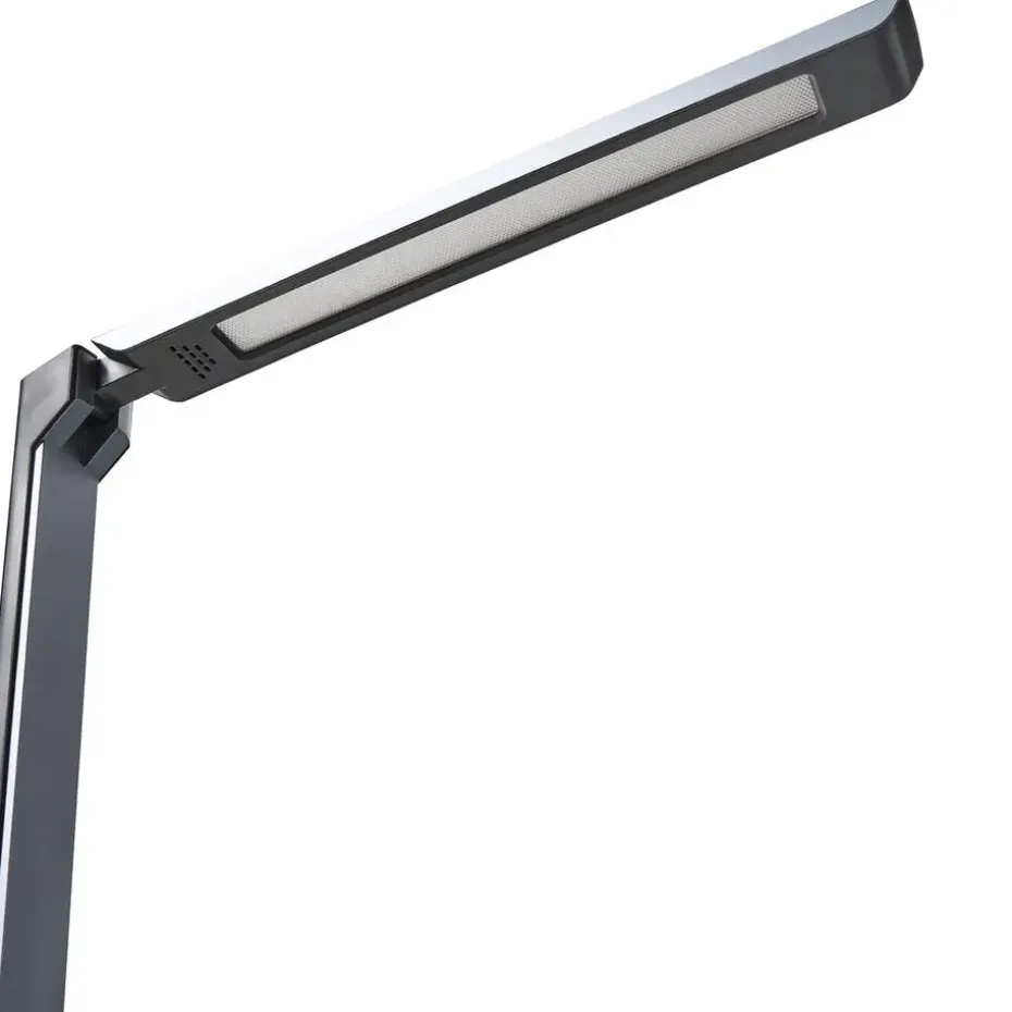 PICTOR - Bureaulamp LED - Donkergrijs - Synthetisch materiaal