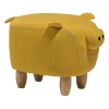 PIGGY - Hocker - Geel - Polyester