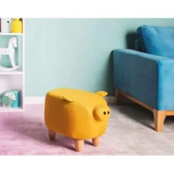 PIGGY - Hocker - Geel - Polyester