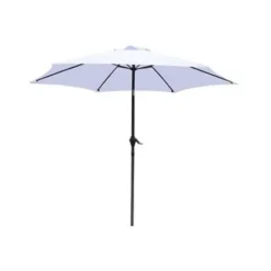PimXL Luxe 6-ribs Parasol - Ø300cm - Wit