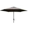 PimXL Luxe 6-ribs Parasol - Ø300cm - Taupe
