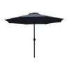 PimXL Luxe 8-ribs Parasol - Ø300CM - Antraciet